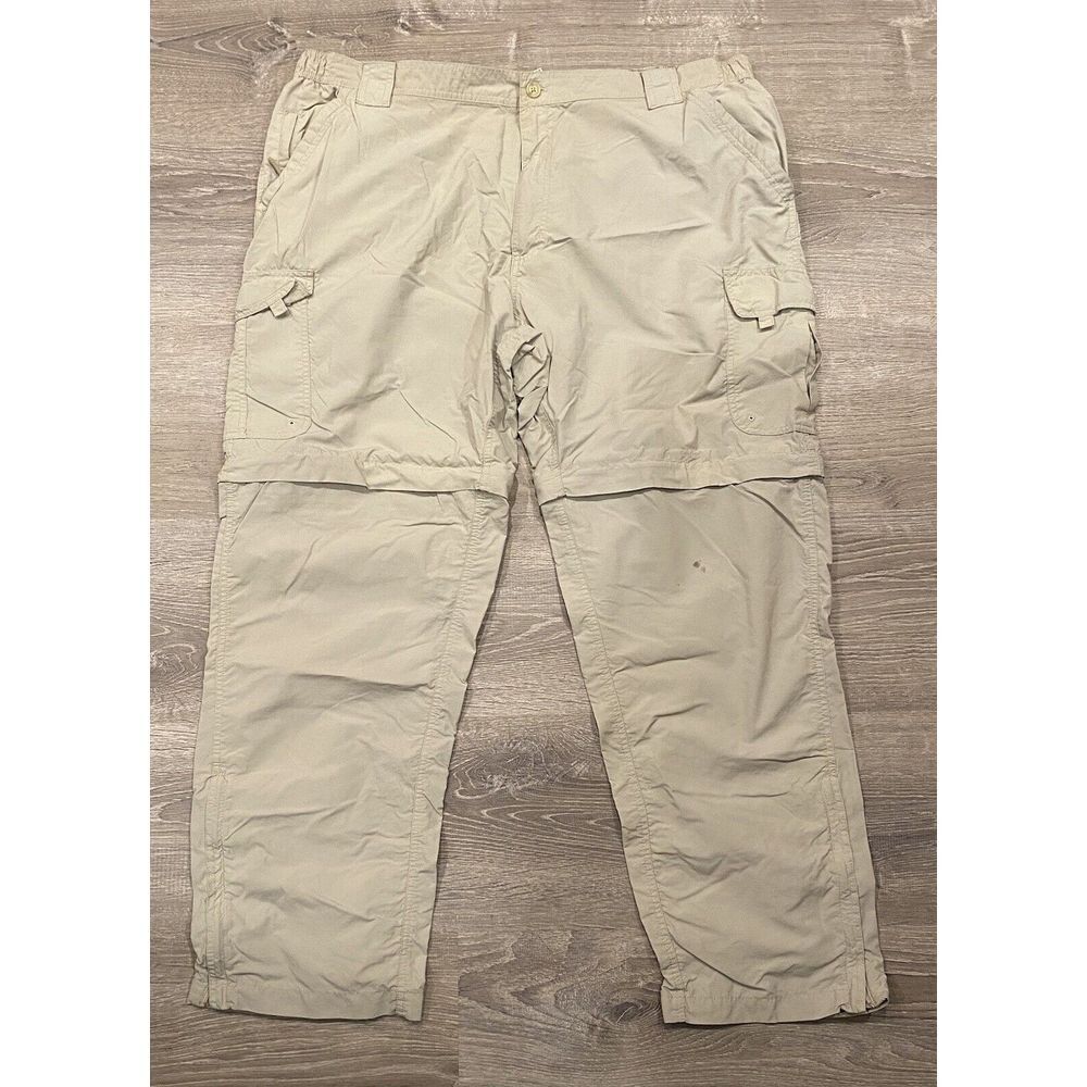 World Wide Sportsman Convertible Pants ‎ 2XL Hiking Fishing Khaki